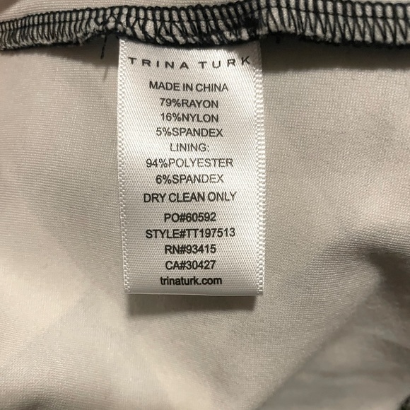 TRINA TURK ~ GEOMETRIC SHORT MINI DRESS - Picture 6 of 6